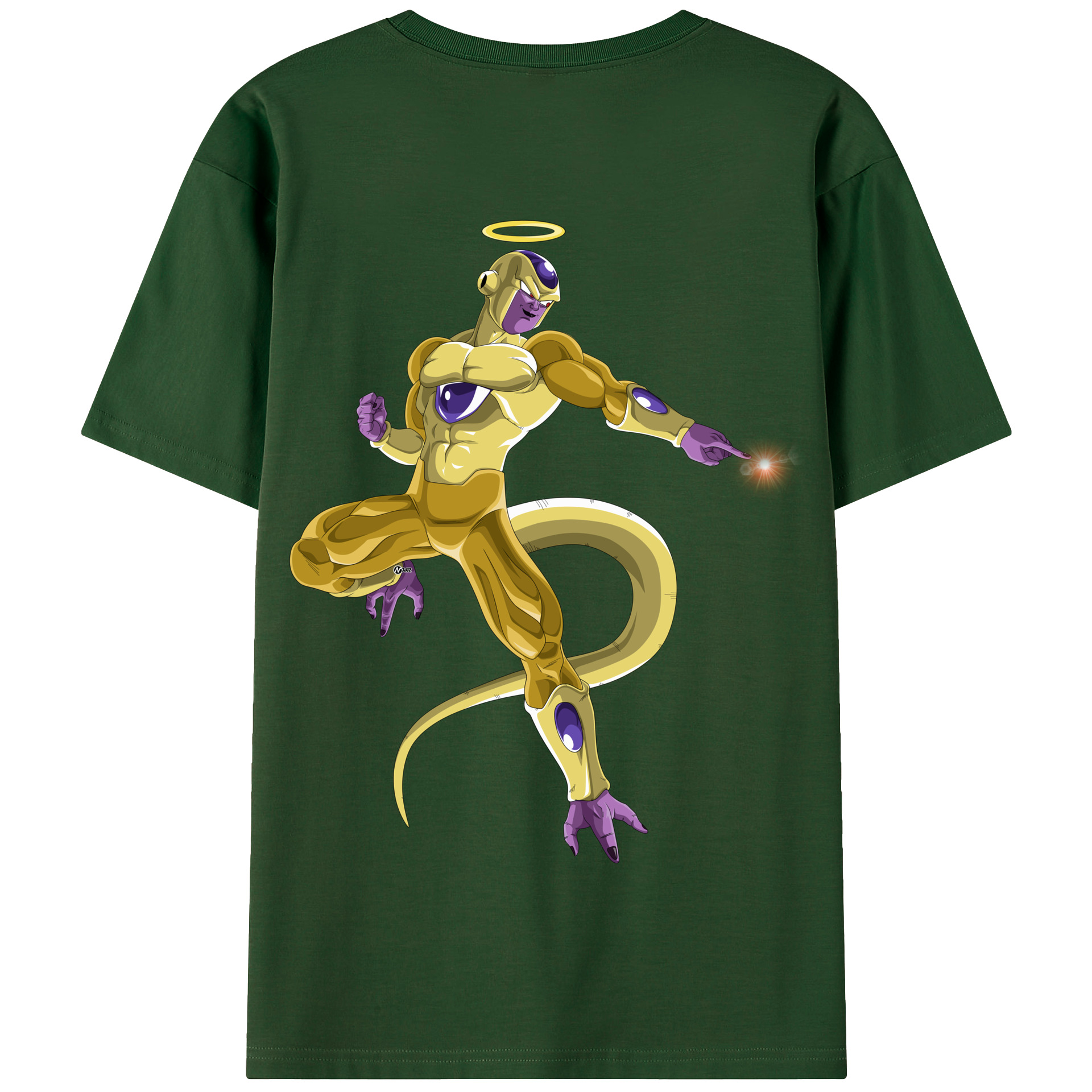 （画像用） ドラゴンボール フリーザ DRAGON BALL Frieza 綿100％半袖Tシャツ（背面プリント）